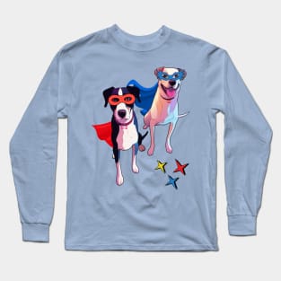 Super Hero Dogs Long Sleeve T-Shirt